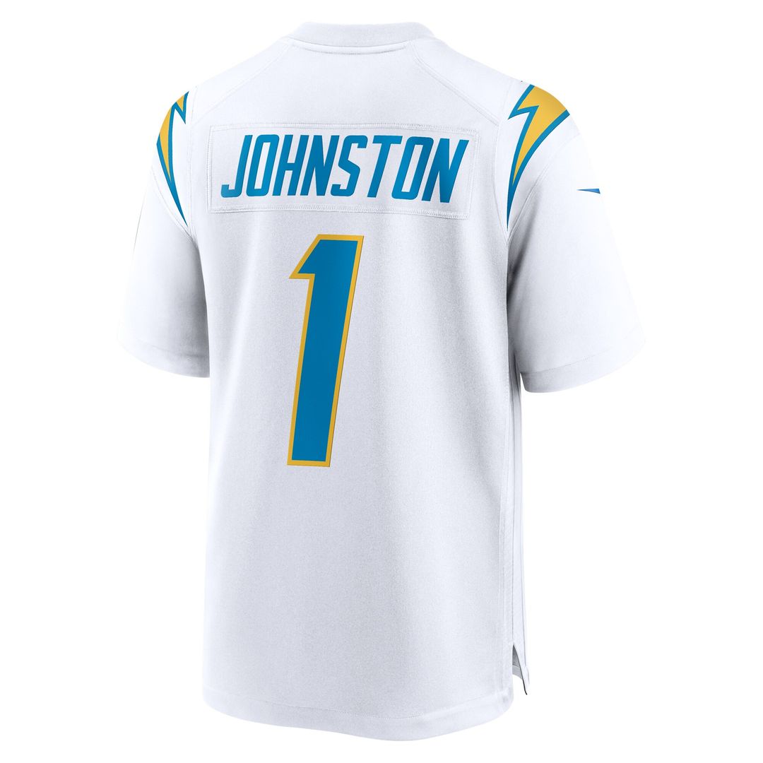 Quentin Johnston Los Angeles Chargers Nike Away Game Jersey - White Official NFL Team Apparel Football Fan Gear