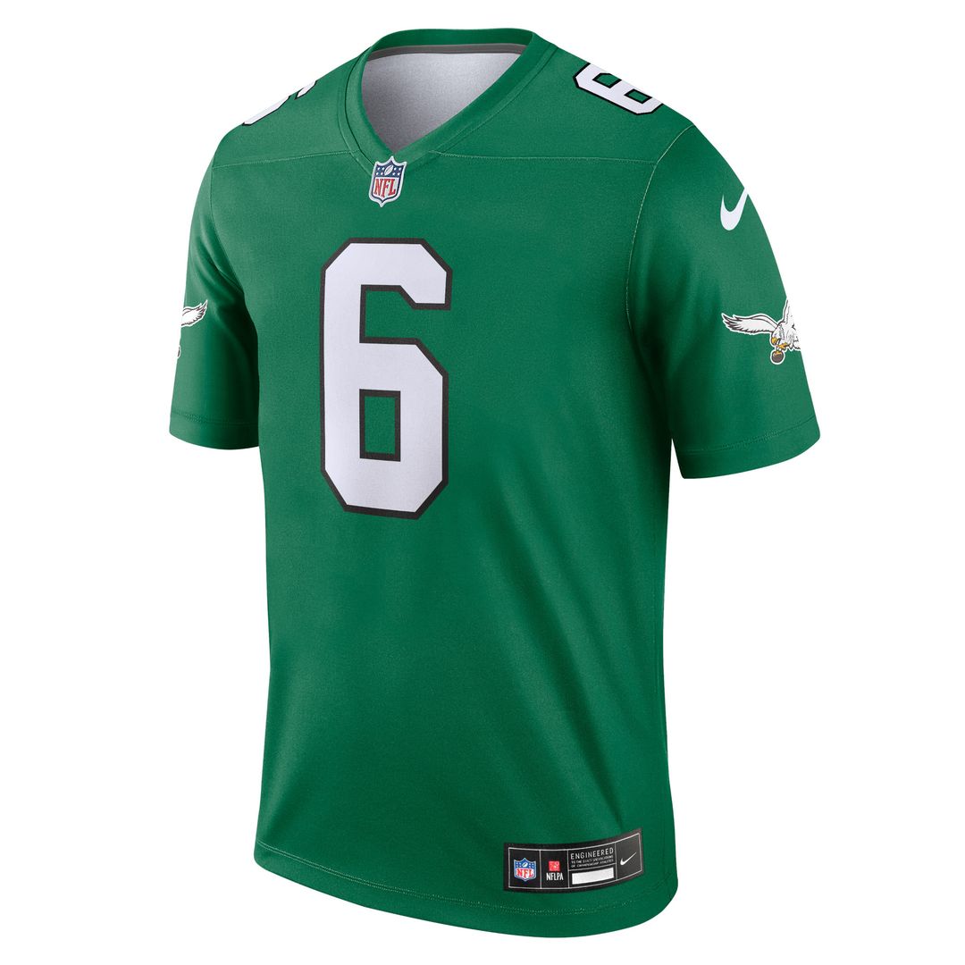 DeVonta Smith Philadelphia Eagles Nike Legend Player Performance Top - Kelly Green NFL Fan Gear Popular Style