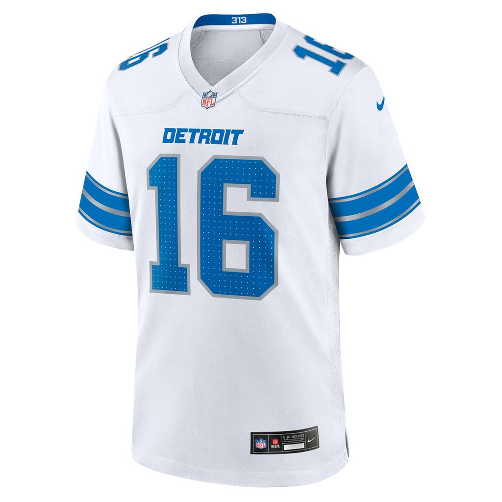 Jared Goff Detroit Lions Nike 2nd Alternate Game Jersey - Black Official NFL Team Apparel Football Fan Gear
