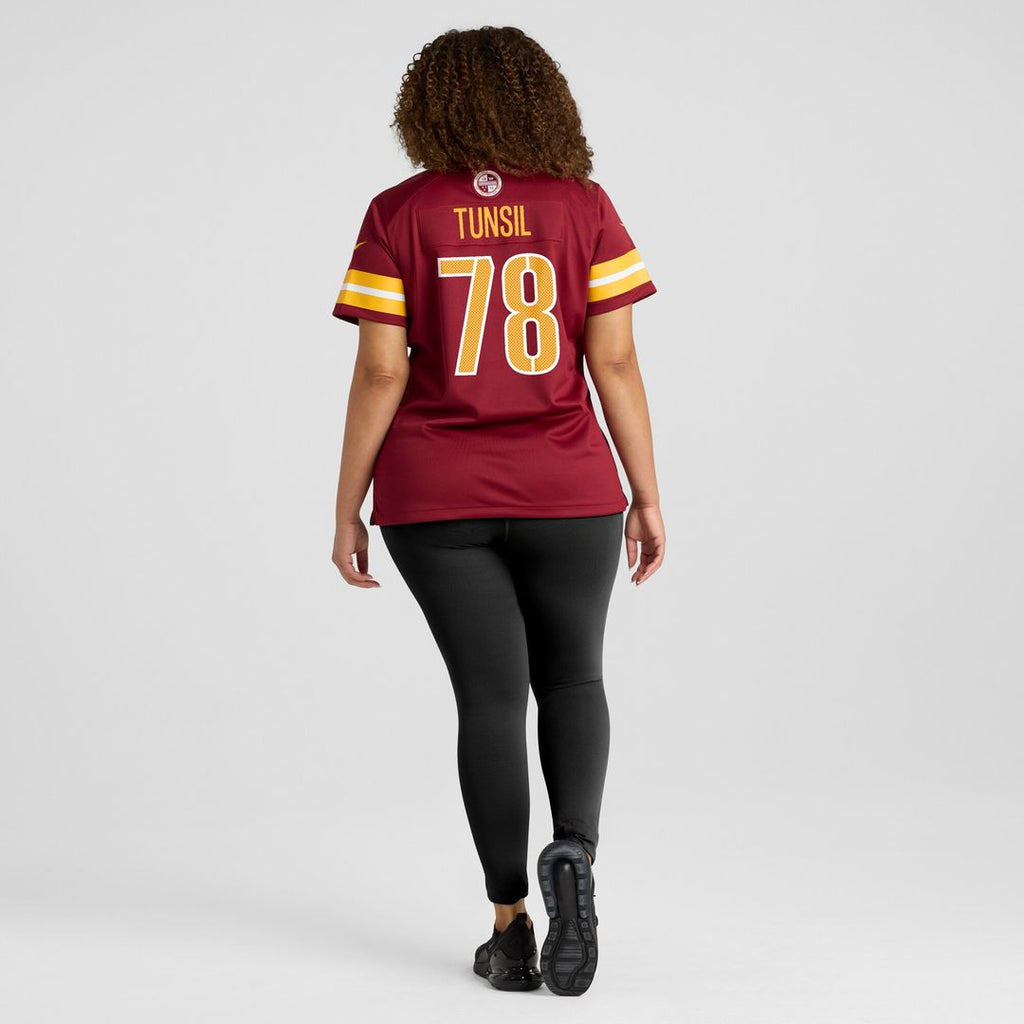 Laremy Tunsil Washington Commanders Nike Women's Team Game Jersey - Burgundy Official NFL Team Apparel Football Fan Gear