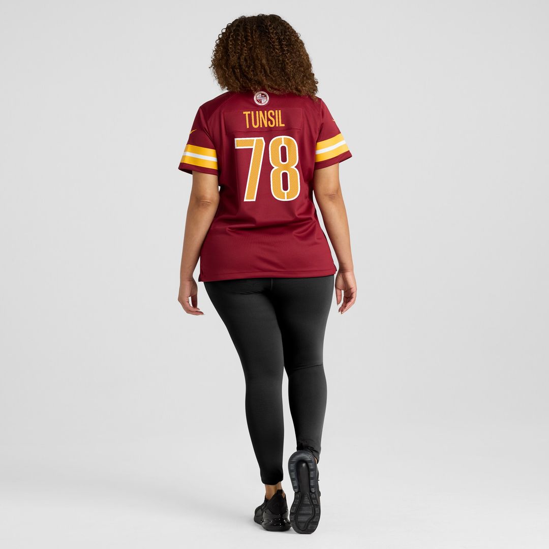 Laremy Tunsil Washington Commanders Nike Women's Team Game Jersey - Burgundy Official NFL Team Apparel Football Fan Gear