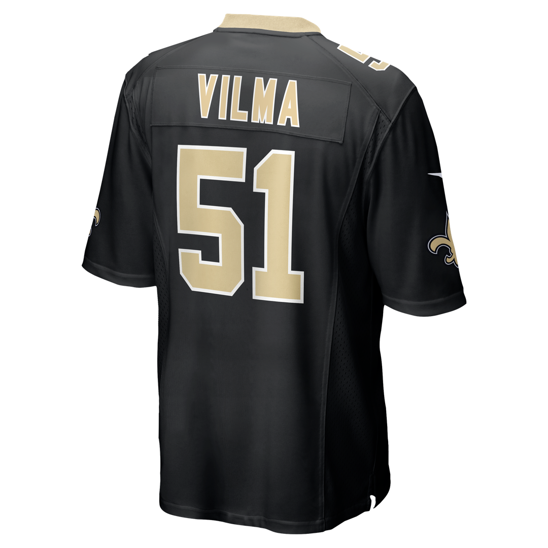 Jonathan Vilma New Orleans Saints Nike Game Retired Player Jersey - Black Official NFL Team Apparel Football Fan Gear