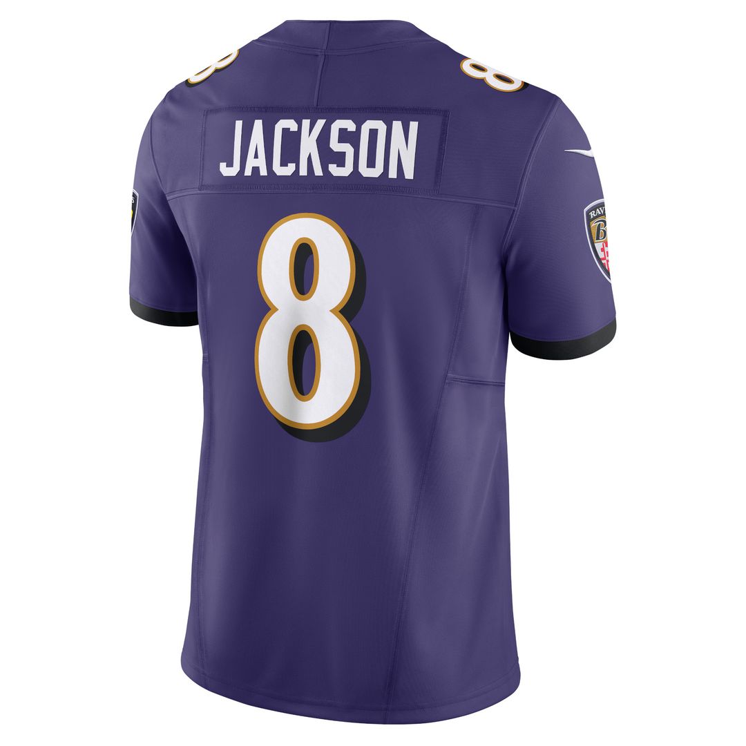 Lamar Jackson Baltimore Ravens Nike Vapor F.U.S.E. Limited Jersey - Purple Official NFL Team Apparel Football Fan Gear