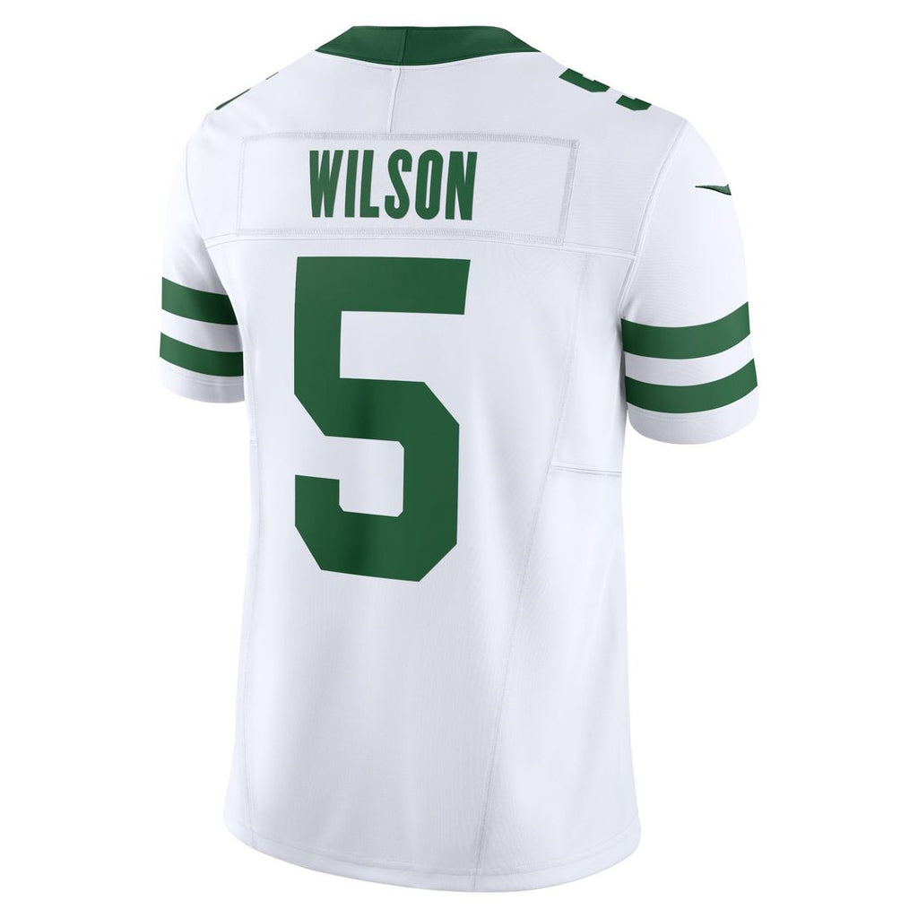 Garrett Wilson New York Jets Nike Vapor F.U.S.E. Limited Jersey - Legacy White Official NFL Team Apparel Football Fan Gear