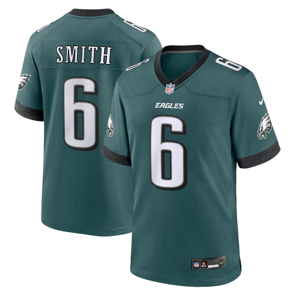 DeVonta Smith Philadelphia Eagles Nike Team Game Jersey - Midnight Green Official NFL Team Apparel Football Fan Gear