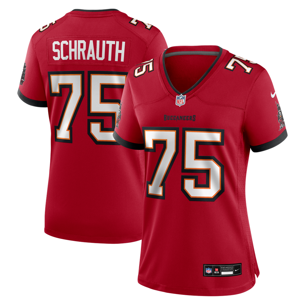 Billy Schrauth Tampa Bay Buccaneers Nike Women's Team Game Jersey - Red Official NFL Team Apparel Football Fan Gear