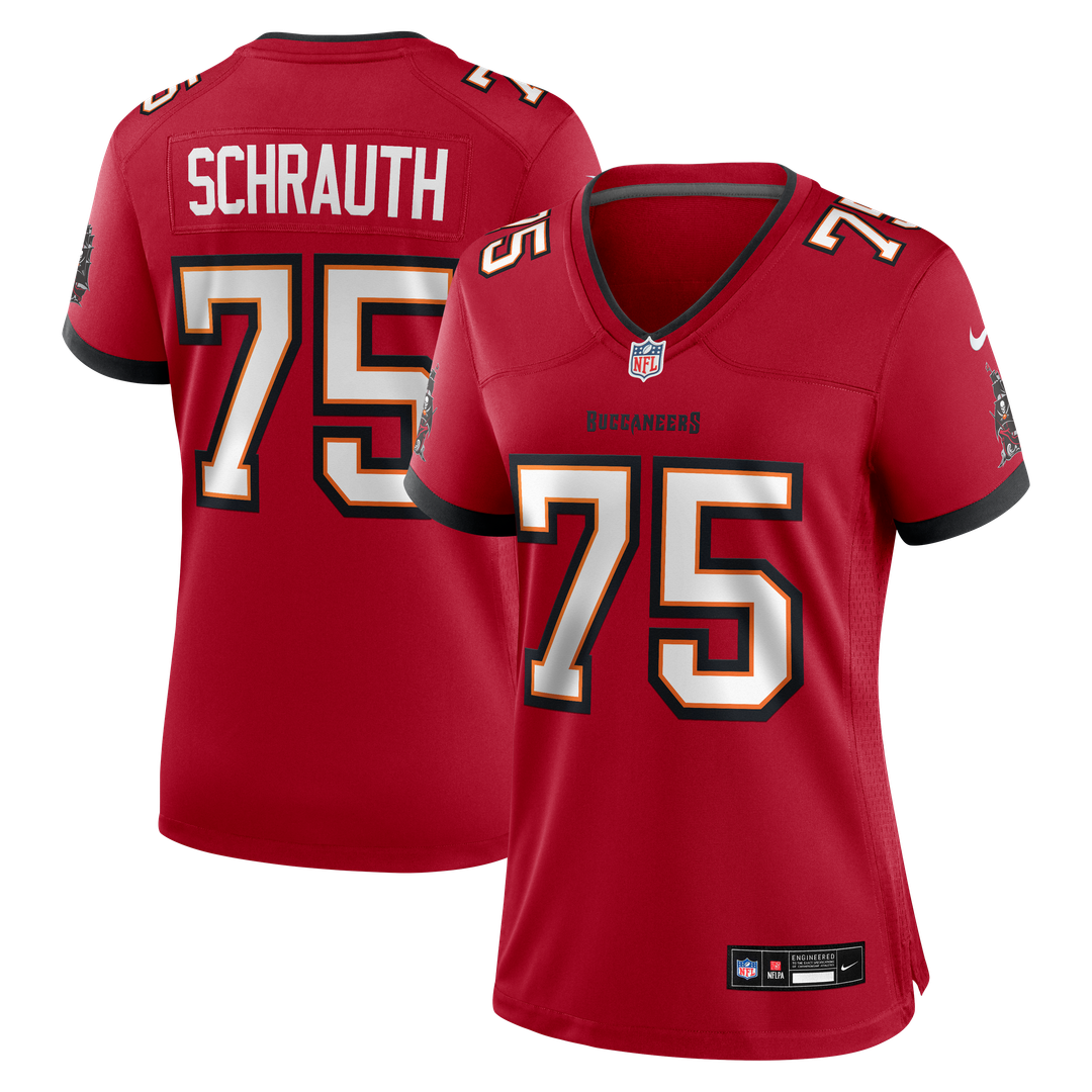 Billy Schrauth Tampa Bay Buccaneers Nike Women's Team Game Jersey - Red Official NFL Team Apparel Football Fan Gear