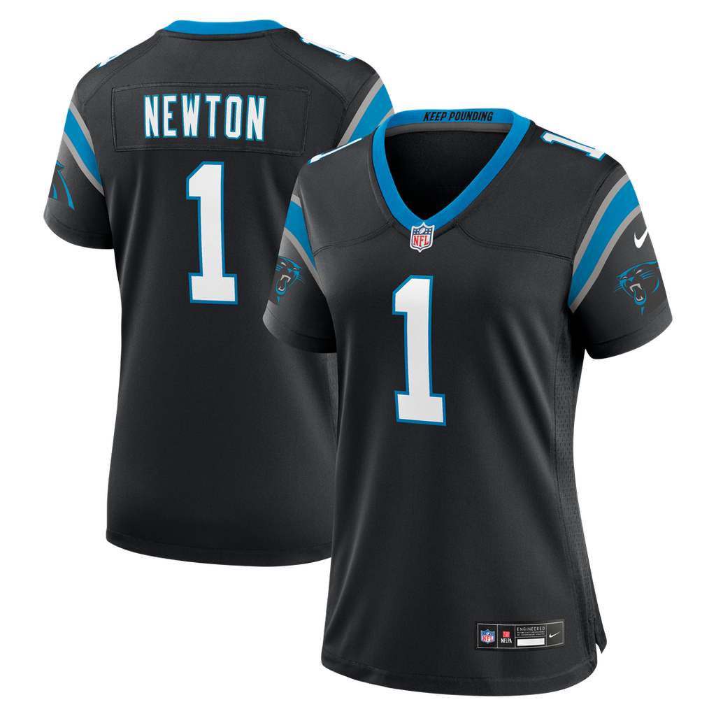 Cam Newton Carolina Panthers Nike Women's Team Retired Game Jersey - Black Official NFL Team Apparel Football Fan Gear