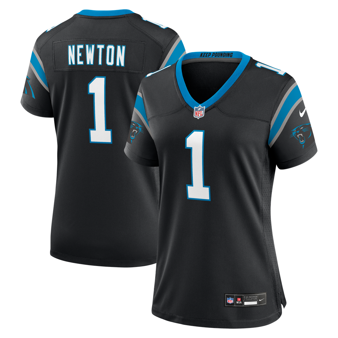 Cam Newton Carolina Panthers Nike Women's Team Retired Game Jersey - Black Official NFL Team Apparel Football Fan Gear