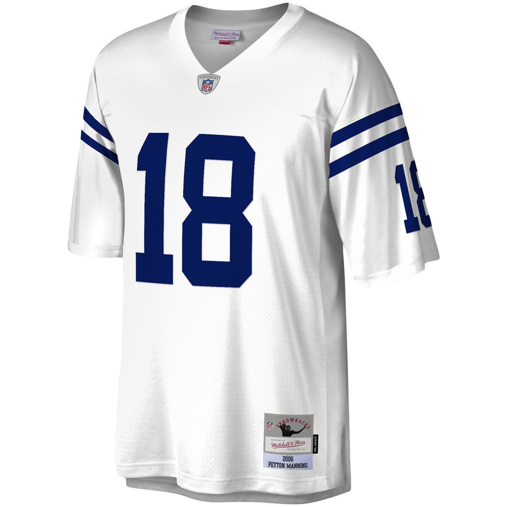 Peyton Manning Indianapolis Colts Mitchell & Ness Legacy Replica Jersey - White Official NFL Team Apparel Football Fan Gear