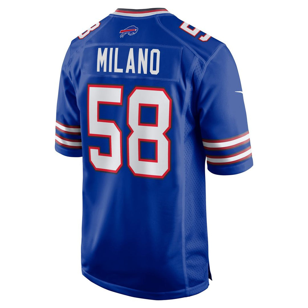 Matt Milano Buffalo Bills Nike Alternate Game Jersey - Red Official NFL Team Apparel Football Fan Gear