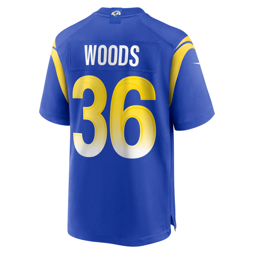 Charles Woods Los Angeles Rams Nike Game Jersey - Royal Official NFL Team Apparel Football Fan Gear