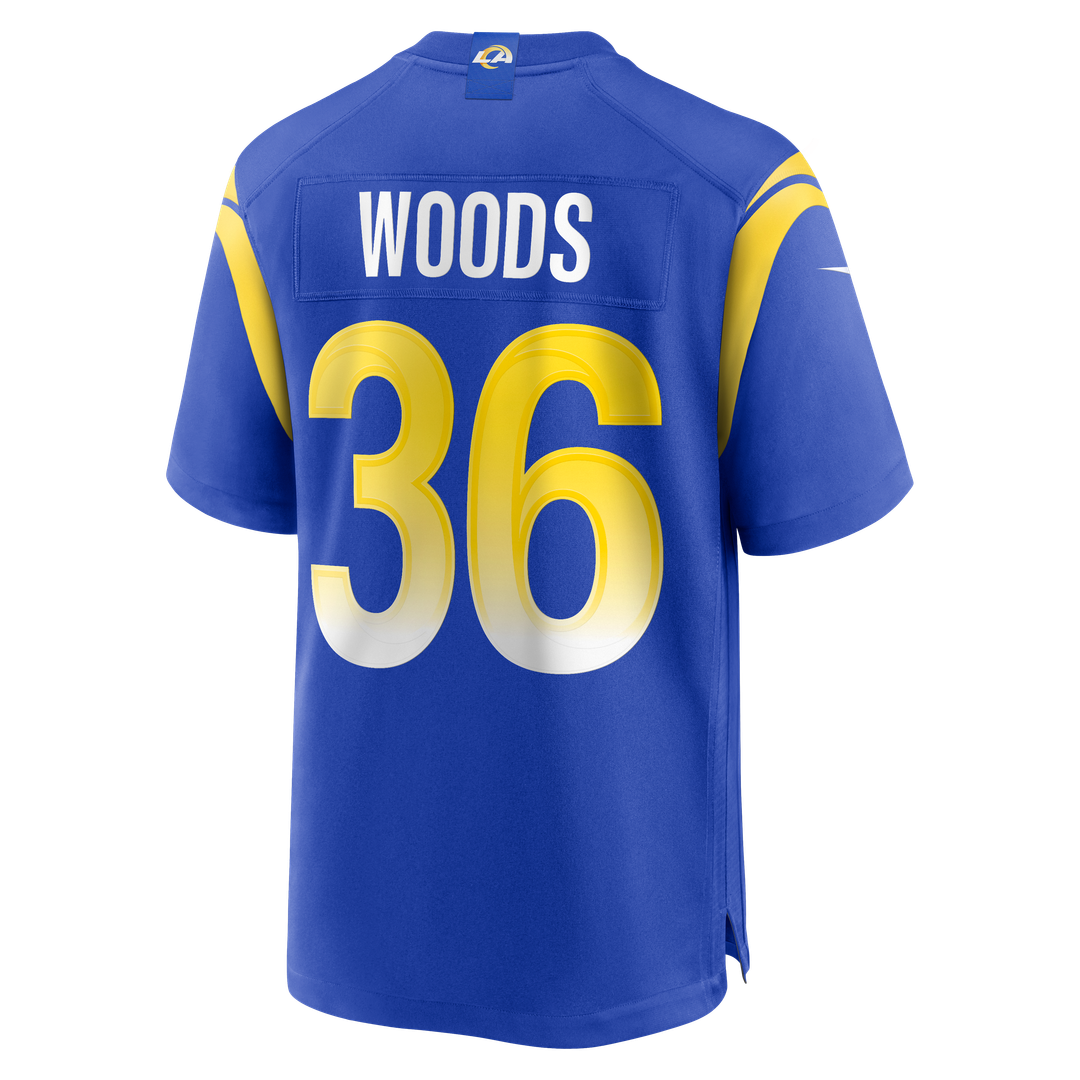 Charles Woods Los Angeles Rams Nike Game Jersey - Royal Official NFL Team Apparel Football Fan Gear