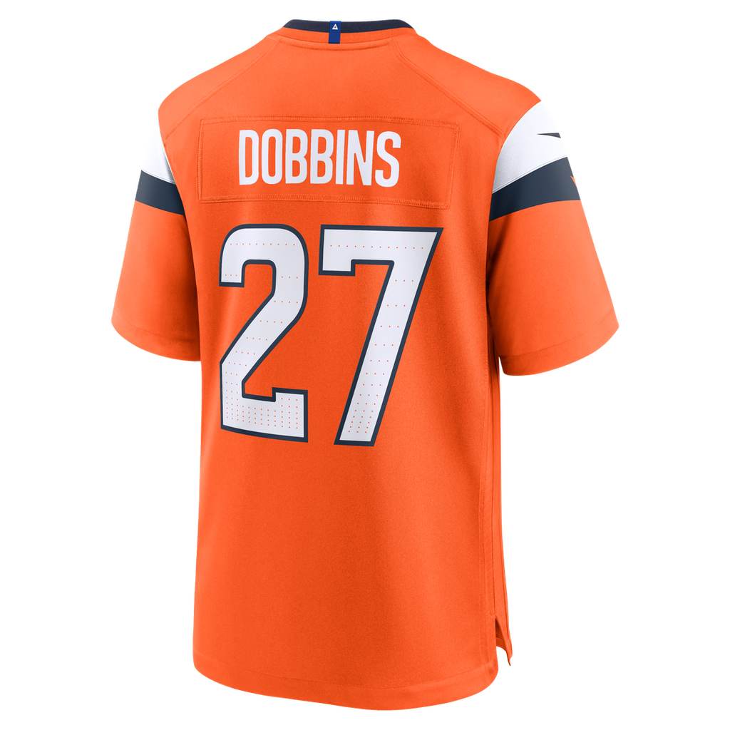 J.K. Dobbins Denver Broncos Nike Alternate Game Jersey - Navy Official NFL Team Apparel Football Fan Gear
