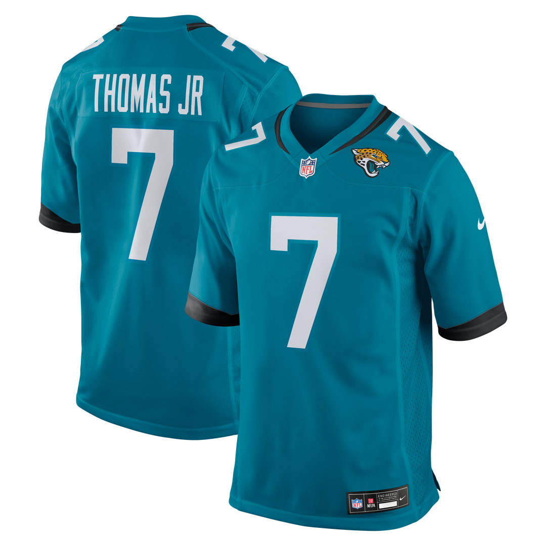 Brian Thomas Jr Jacksonville Jaguars Nike Player Game Jersey - Teal Official NFL Team Apparel Football Fan Gear