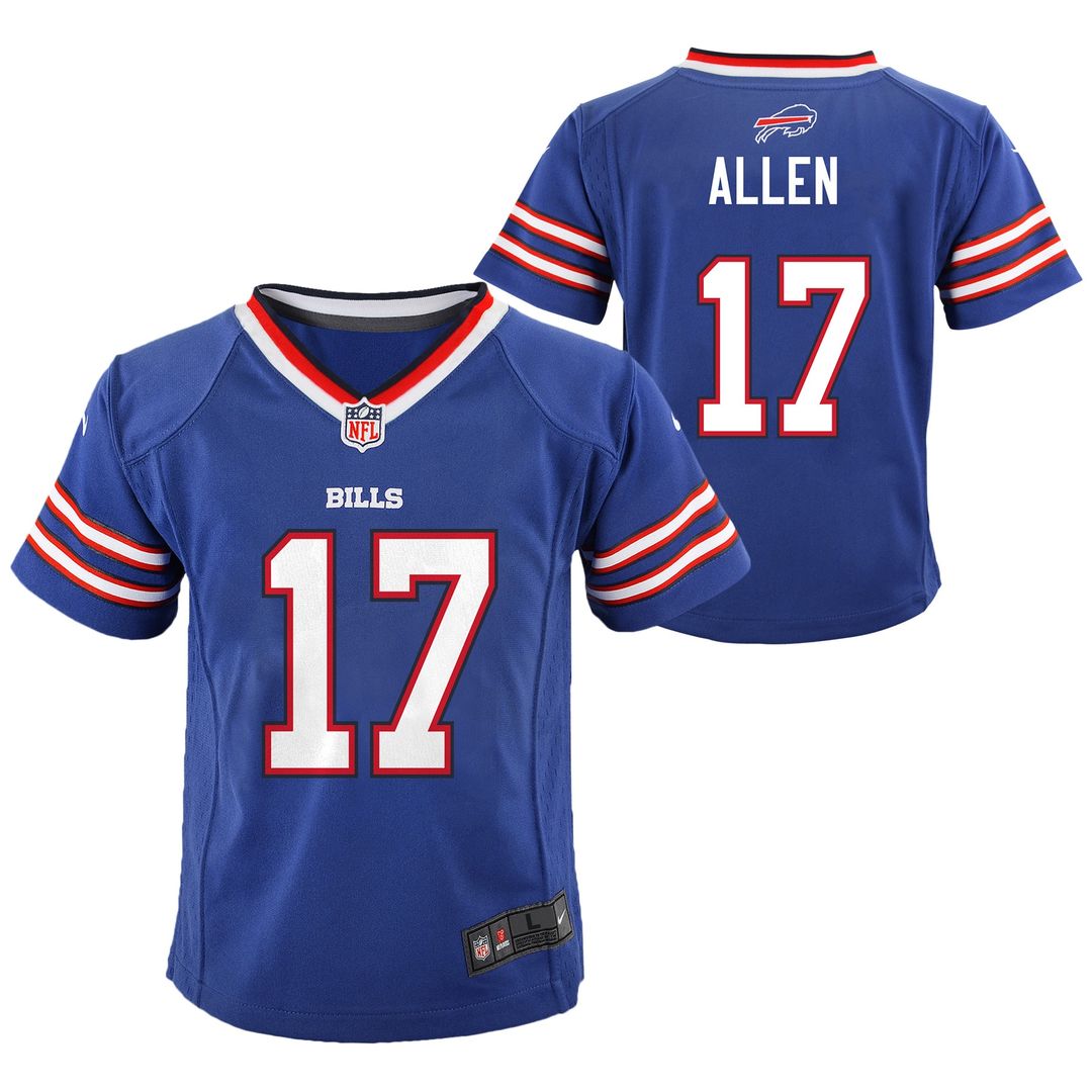 Josh Allen Buffalo Bills Nike Preschool Game Jersey - Royal Official NFL Team Apparel Football Fan Gear