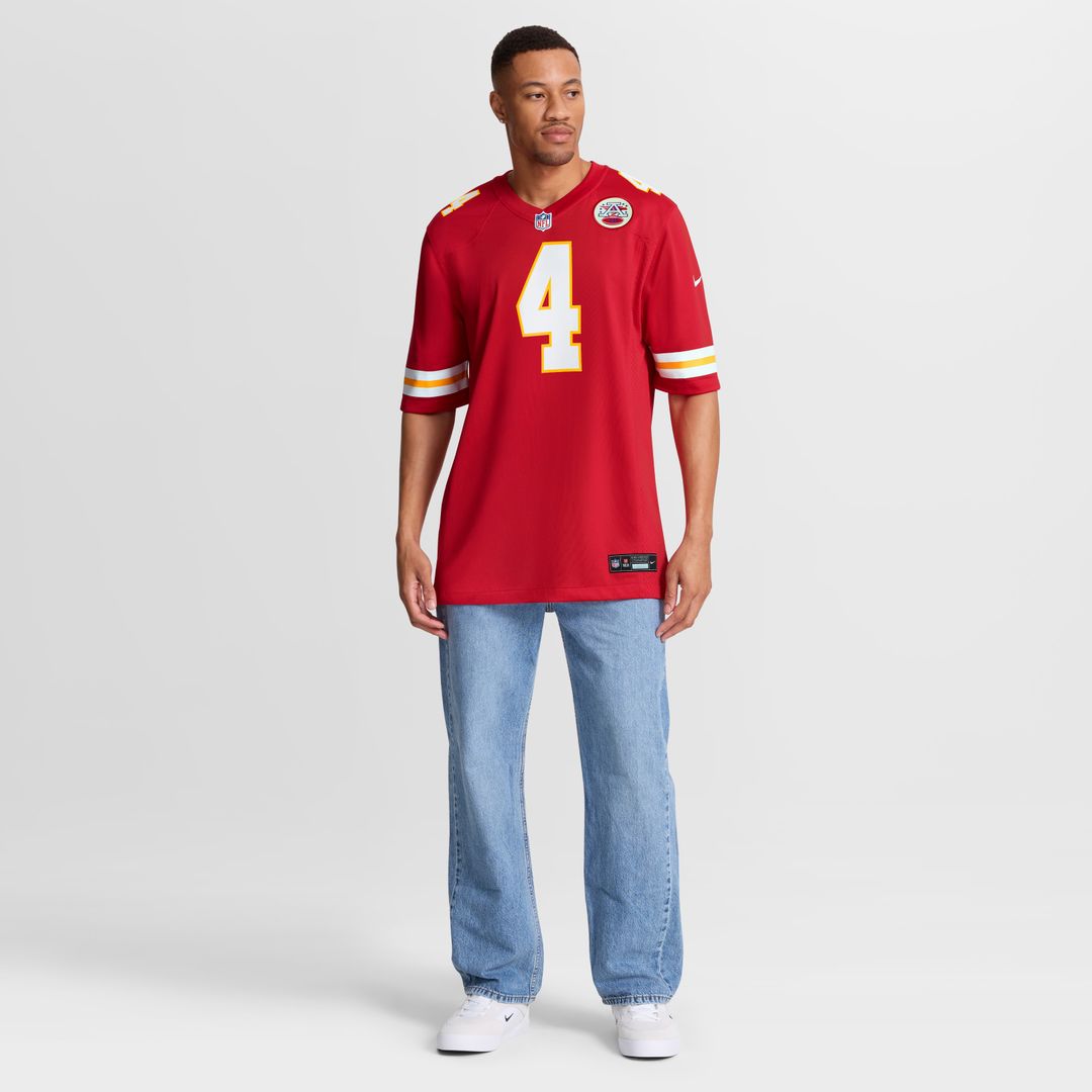 Rashee Rice Kansas City Chiefs Nike Game Jersey - Red Official NFL Team Apparel Football Fan Gear
