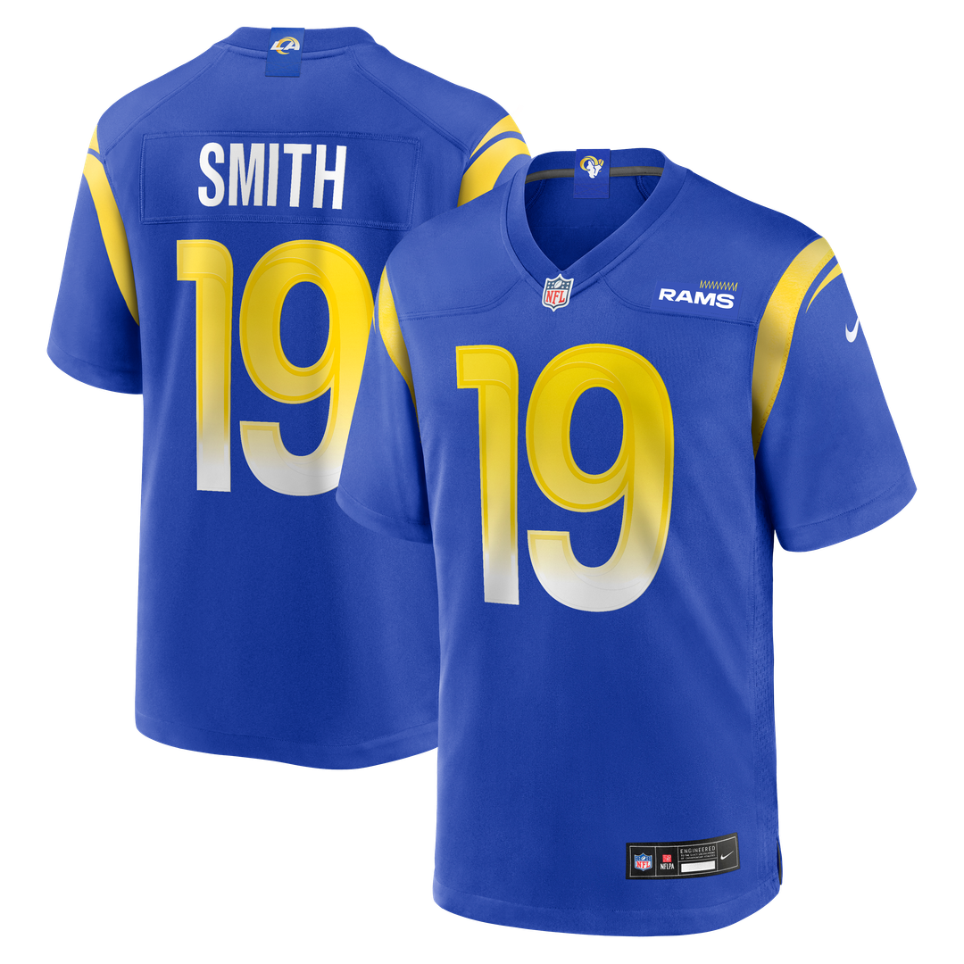 Xavier Smith Los Angeles Rams Nike Home Game Jersey - Royal Official NFL Team Apparel Football Fan Gear
