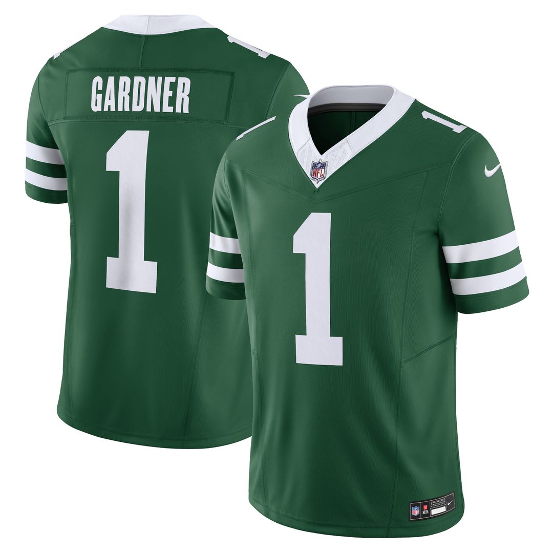 Ahmad Sauce Gardner New York Jets Nike Vapor F.U.S.E. Limited Jersey - Legacy Green Official NFL Team Apparel Football Fan Gear