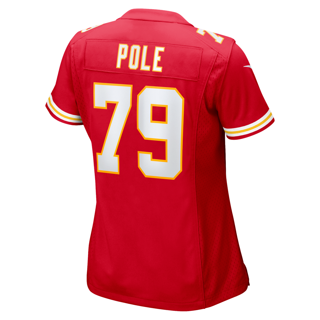 Esa Pole Kansas City Chiefs Nike Women's Team Game Jersey - Red Official NFL Team Apparel Football Fan Gear
