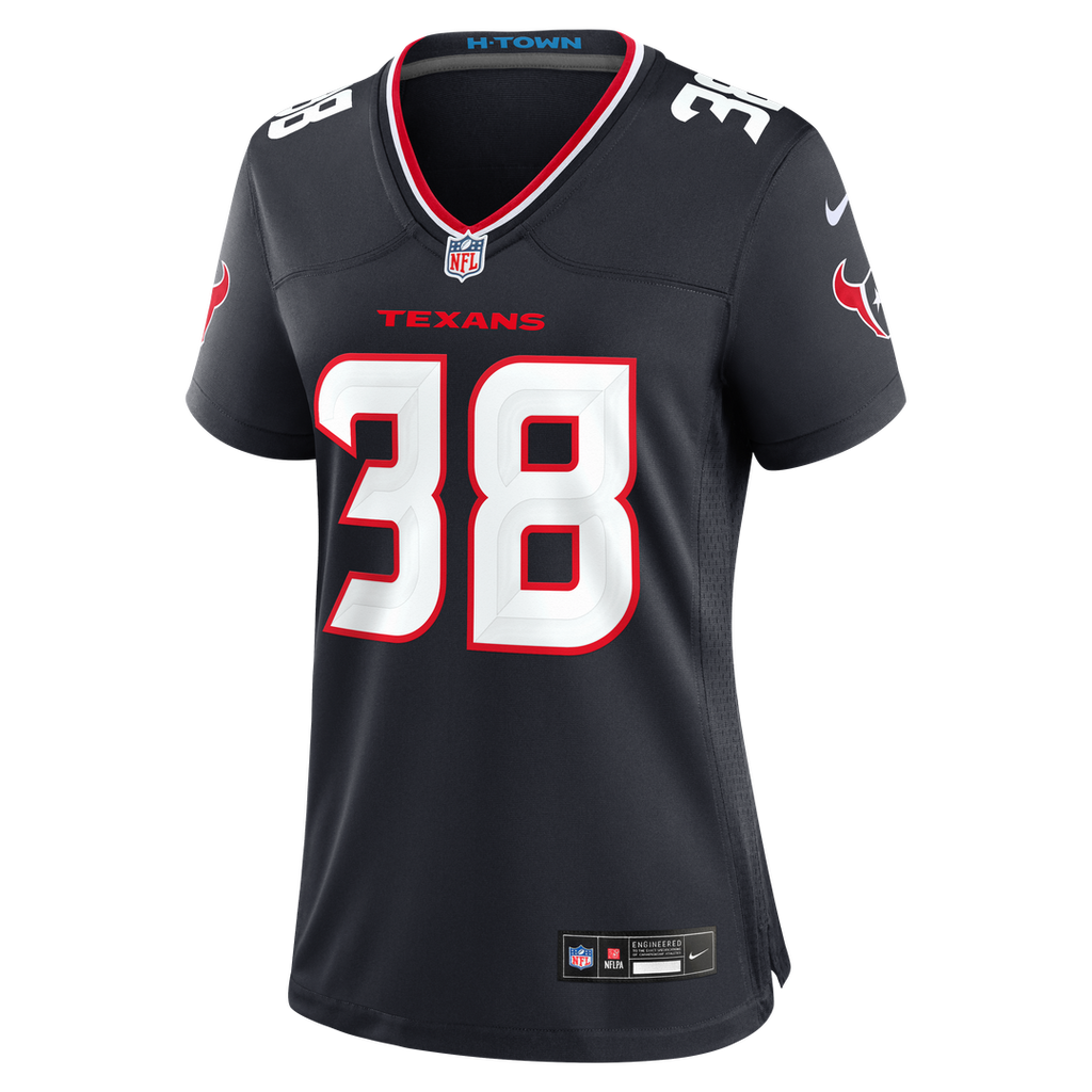 Kai Kroeger Houston Texans Nike Women's Team Game Jersey - Navy Official NFL Team Apparel Football Fan Gear