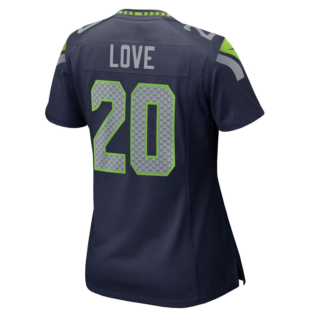 Julian Love Seattle Seahawks Nike Women's Team Game Jersey - College Navy Official NFL Team Apparel Football Fan Gear