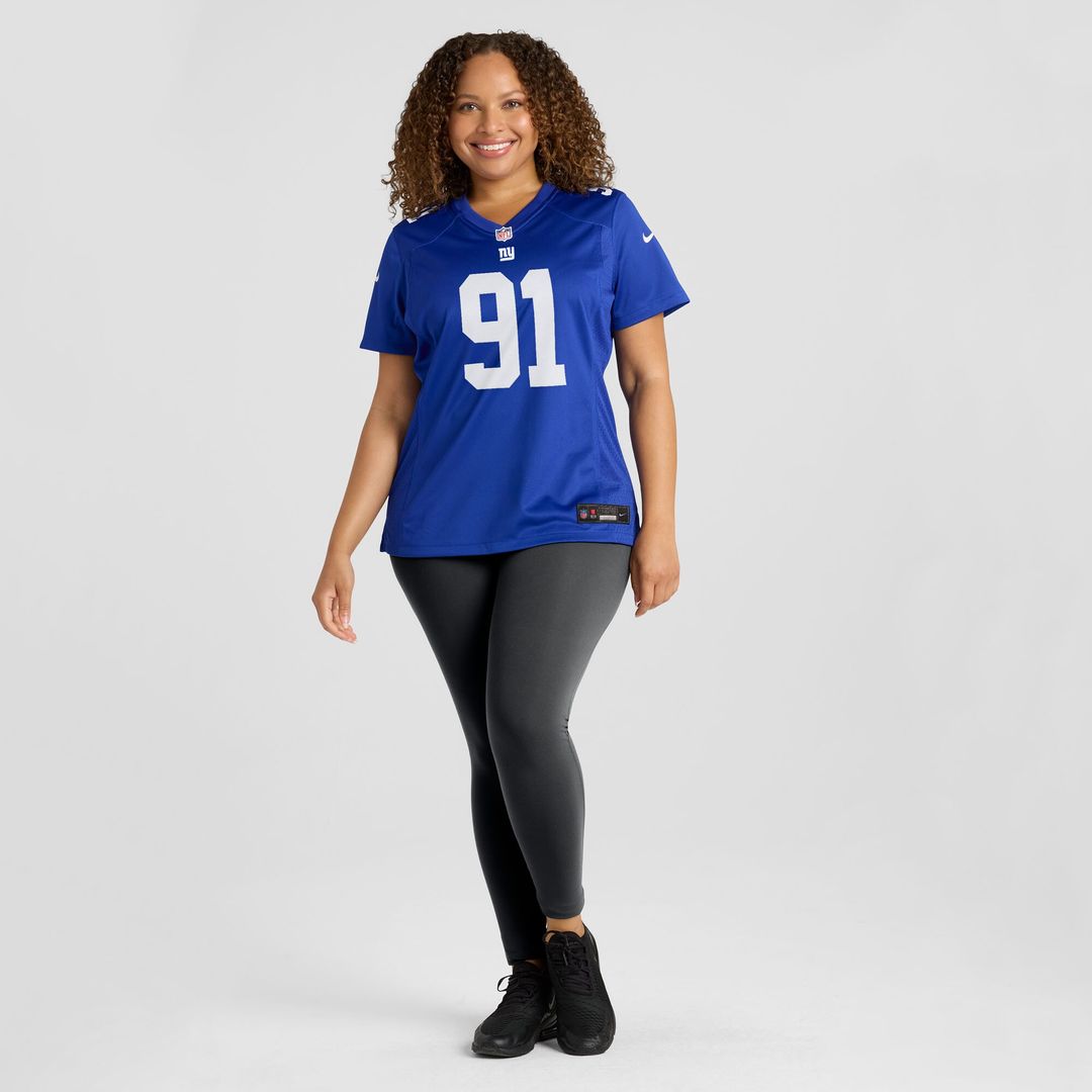 Darius Alexander New York Giants Nike Women's Team Game Jersey - Royal Official NFL Team Apparel Football Fan Gear