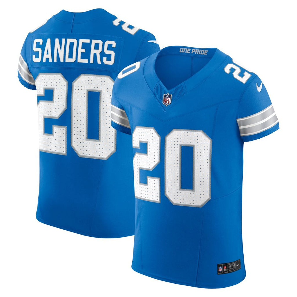 Barry Sanders Detroit Lions Nike Vapor F.U.S.E. Elite Jersey - Blue Official NFL Team Apparel Football Fan Gear