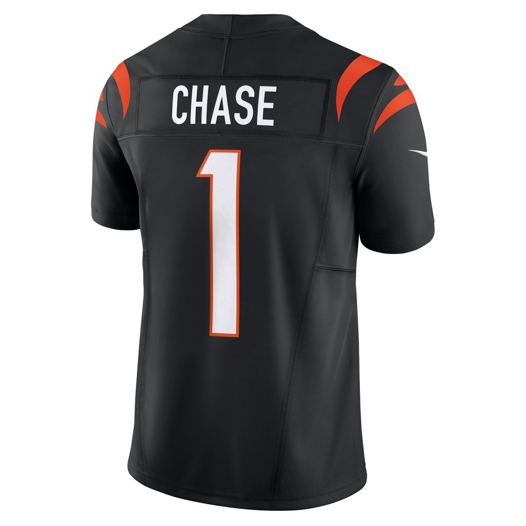 Ja'Marr Chase Cincinnati Bengals Nike Vapor F.U.S.E. Limited Jersey - Black Official NFL Team Apparel Football Fan Gear