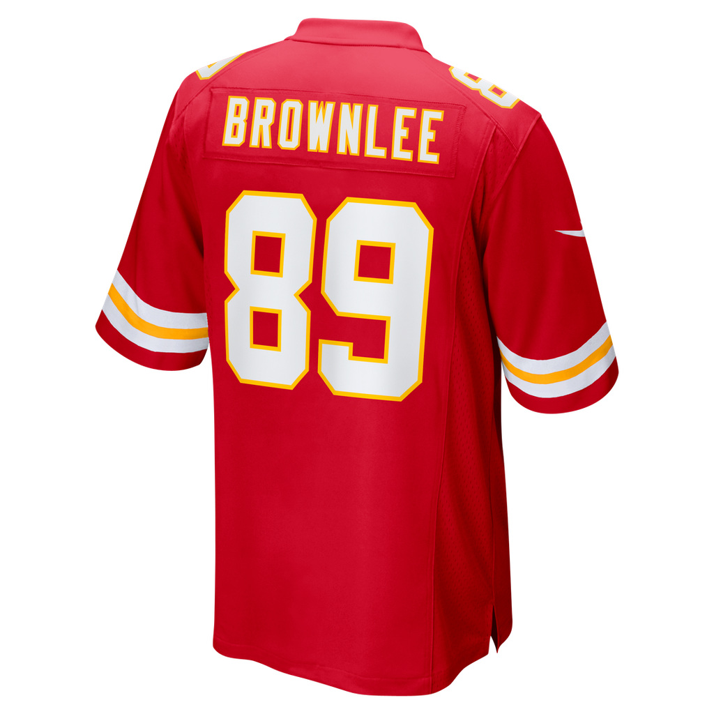 Jason Brownlee Kansas City Chiefs Nike Team Game Jersey - Red Official NFL Team Apparel Football Fan Gear