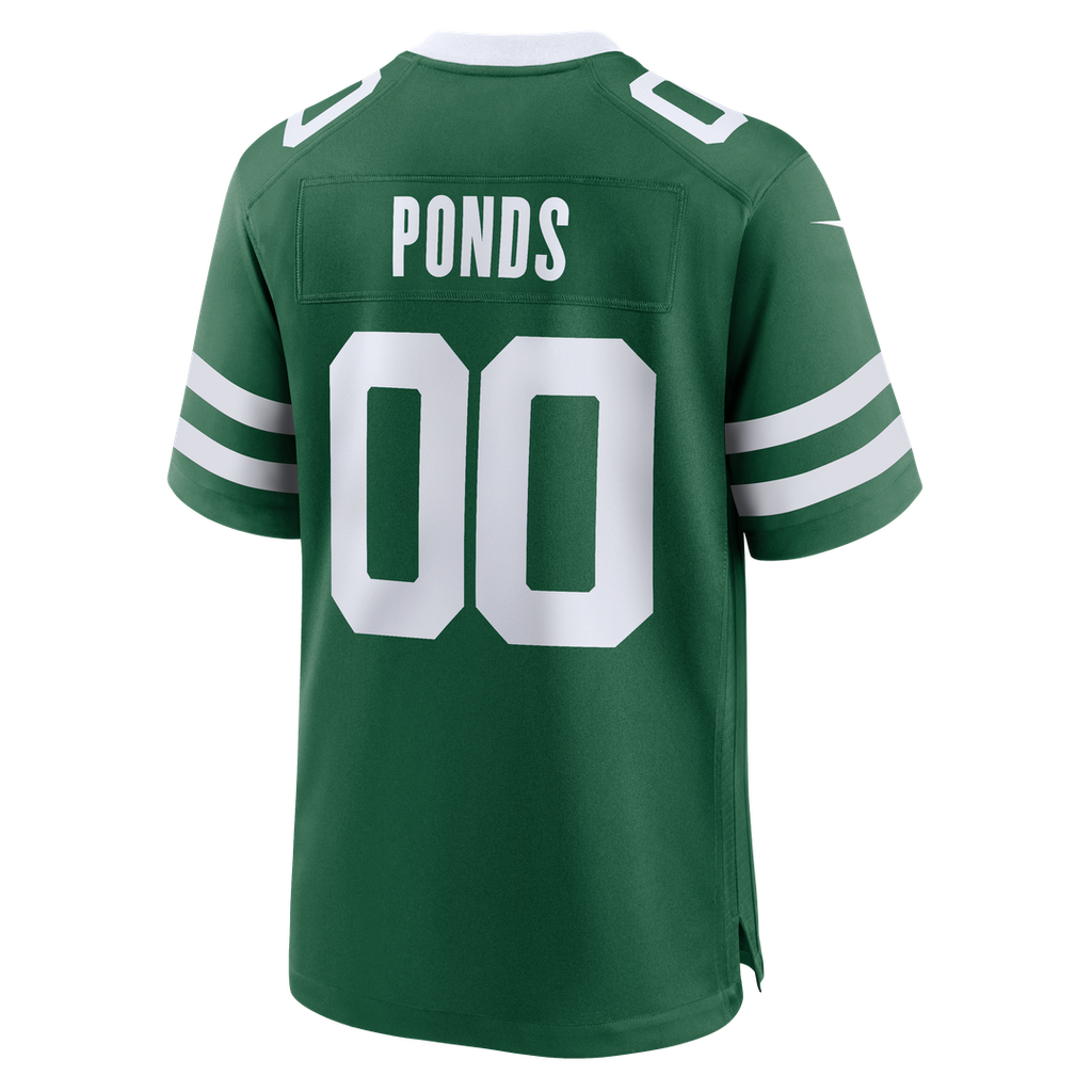 D'Angelo Ponds New York Jets Nike Game Jersey - Legacy Green Official NFL Team Apparel Football Fan Gear