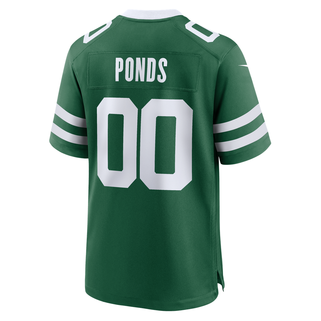 D'Angelo Ponds New York Jets Nike Game Jersey - Legacy Green Official NFL Team Apparel Football Fan Gear
