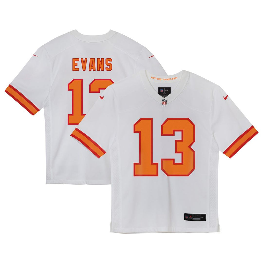 Mike Evans '76 Tampa Bay Buccaneers Preschool Game Jersey - White Official NFL Team Apparel Football Fan Gear