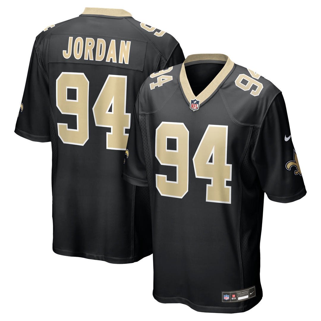 Cameron Jordan New Orleans Saints Nike Game Jersey - Black Official NFL Team Apparel Football Fan Gear