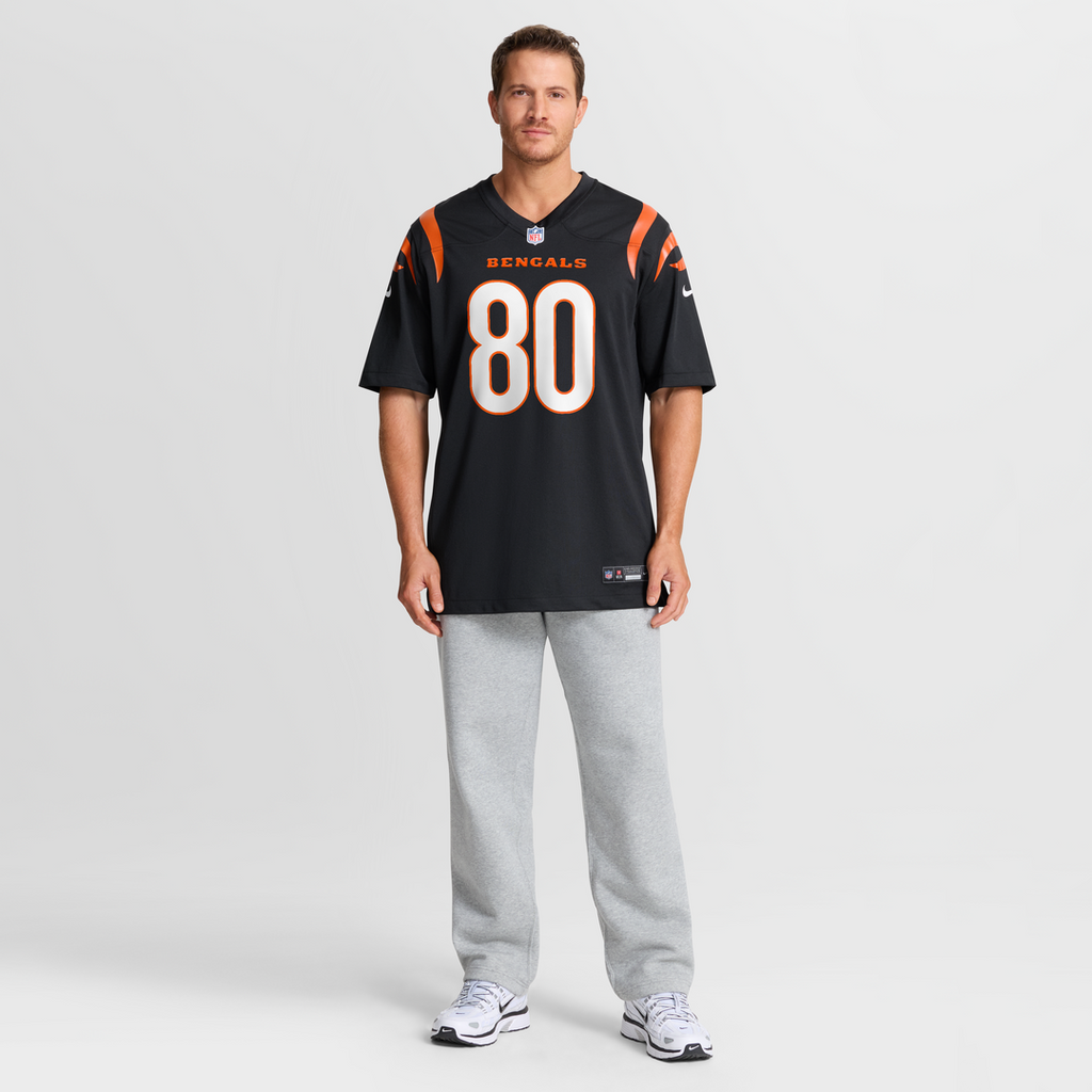 Andrei Iosivas Cincinnati Bengals Nike Team Game Jersey - Black Official NFL Team Apparel Football Fan Gear