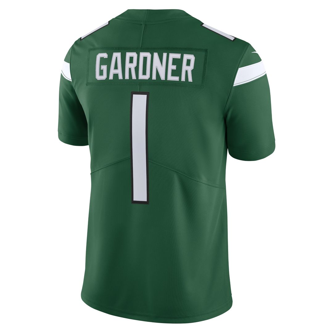 Ahmad Sauce Gardner New York Jets Nike Men's Vapor Limited Jersey - Green Official NFL Team Apparel Football Fan Gear