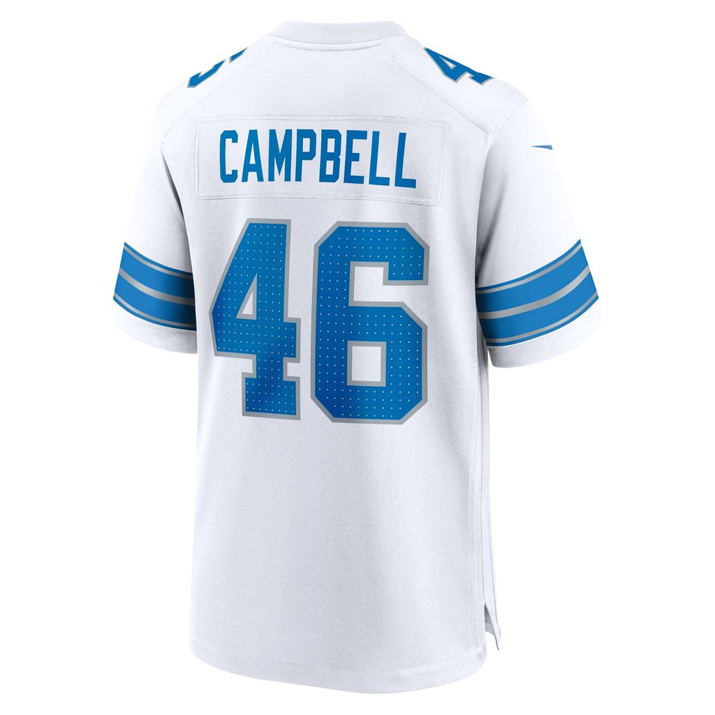 Jack Campbell Detroit Lions Nike White Game Jersey - White Official NFL Team Apparel Football Fan Gear