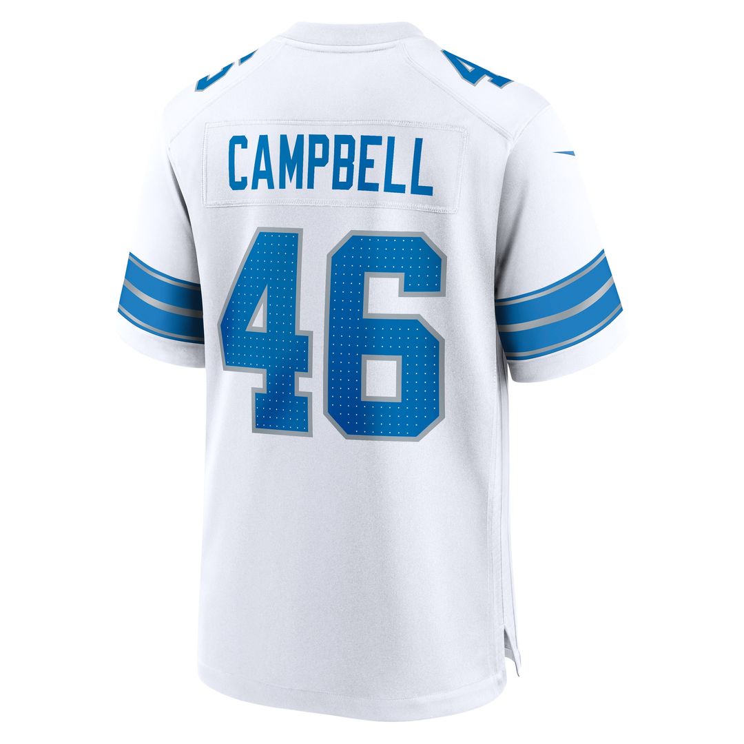 Jack Campbell Detroit Lions Nike White Game Jersey - White Official NFL Team Apparel Football Fan Gear