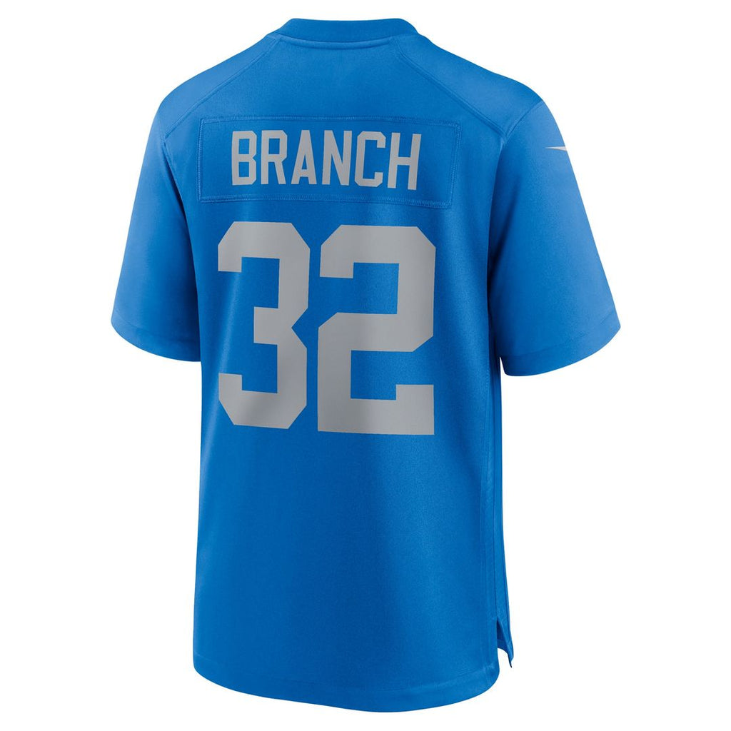 Brian Branch Detroit Lions Nike Alternate Game Jersey - Blue Official NFL Team Apparel Football Fan Gear