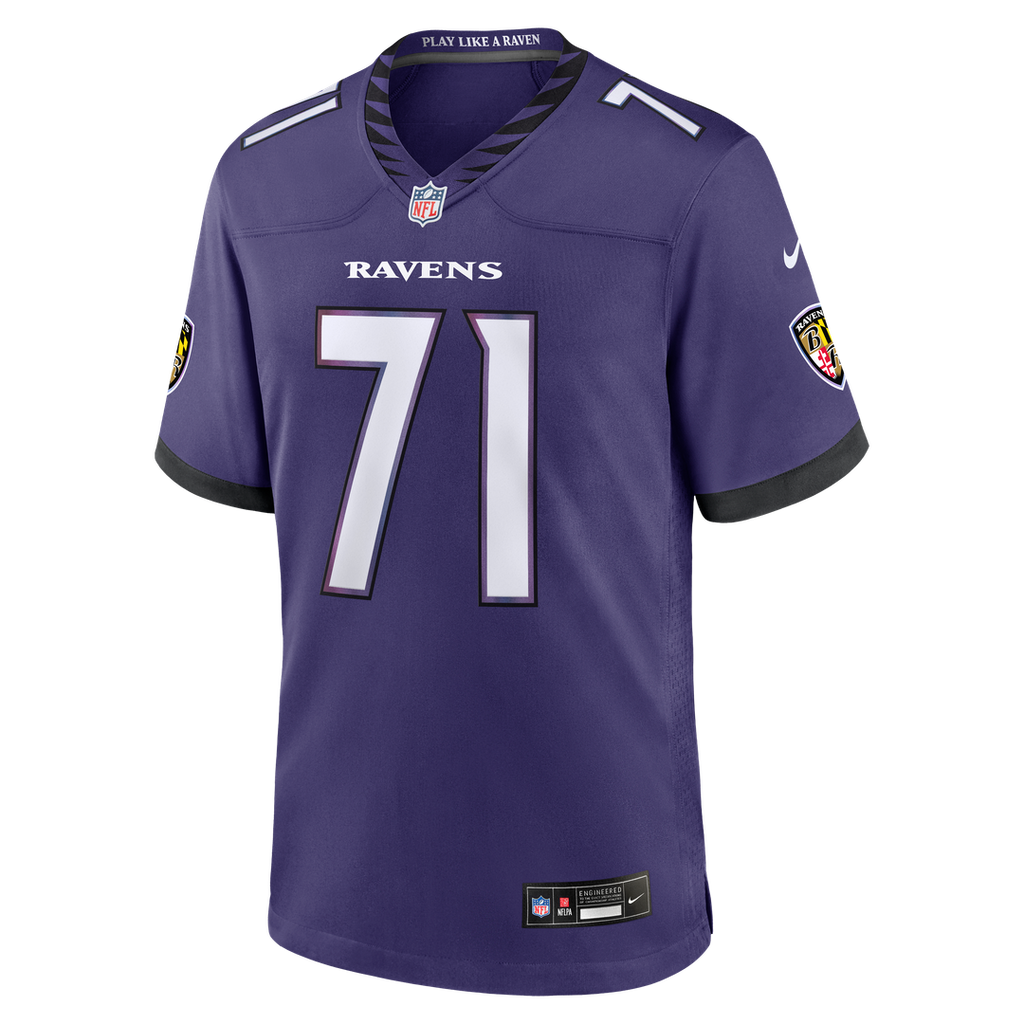 Olaivavega Ioane Baltimore Ravens Nike 2026 NFL Draft First Round Pick No. 14 Team Game Jersey - Purple Official NFL Team Apparel Football Fan Gear