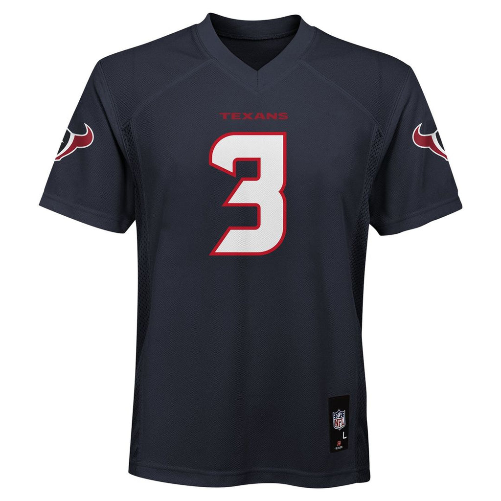 Tank Dell Houston Texans Youth Replica Player Jersey - Navy Official NFL Team Apparel Football Fan Gear