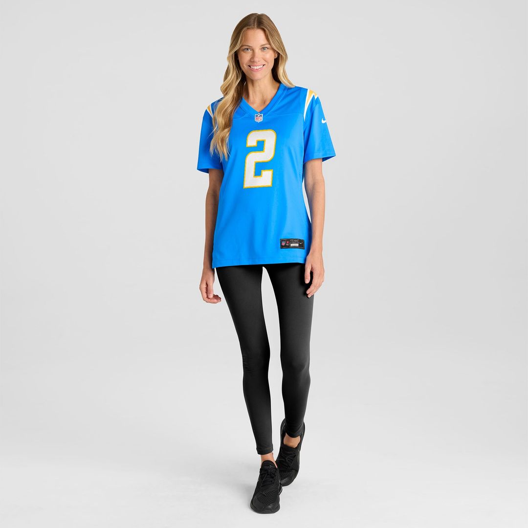 Elijah Molden Los Angeles Chargers Nike Women's Team Game Jersey - Powder Blue Official NFL Team Apparel Football Fan Gear