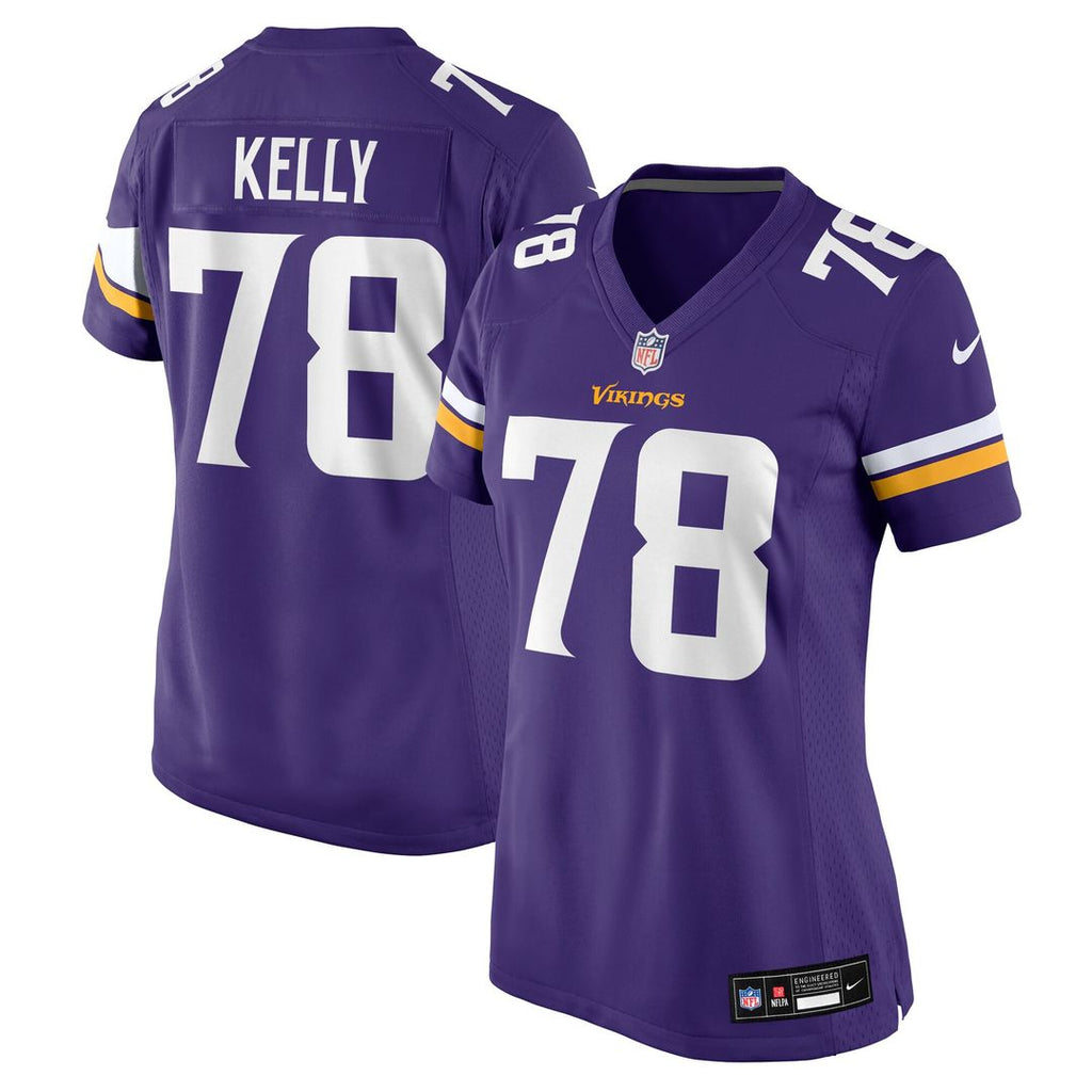 Ryan Kelly Minnesota Vikings Nike Women's Team Game Jersey - Purple Official NFL Team Apparel Football Fan Gear