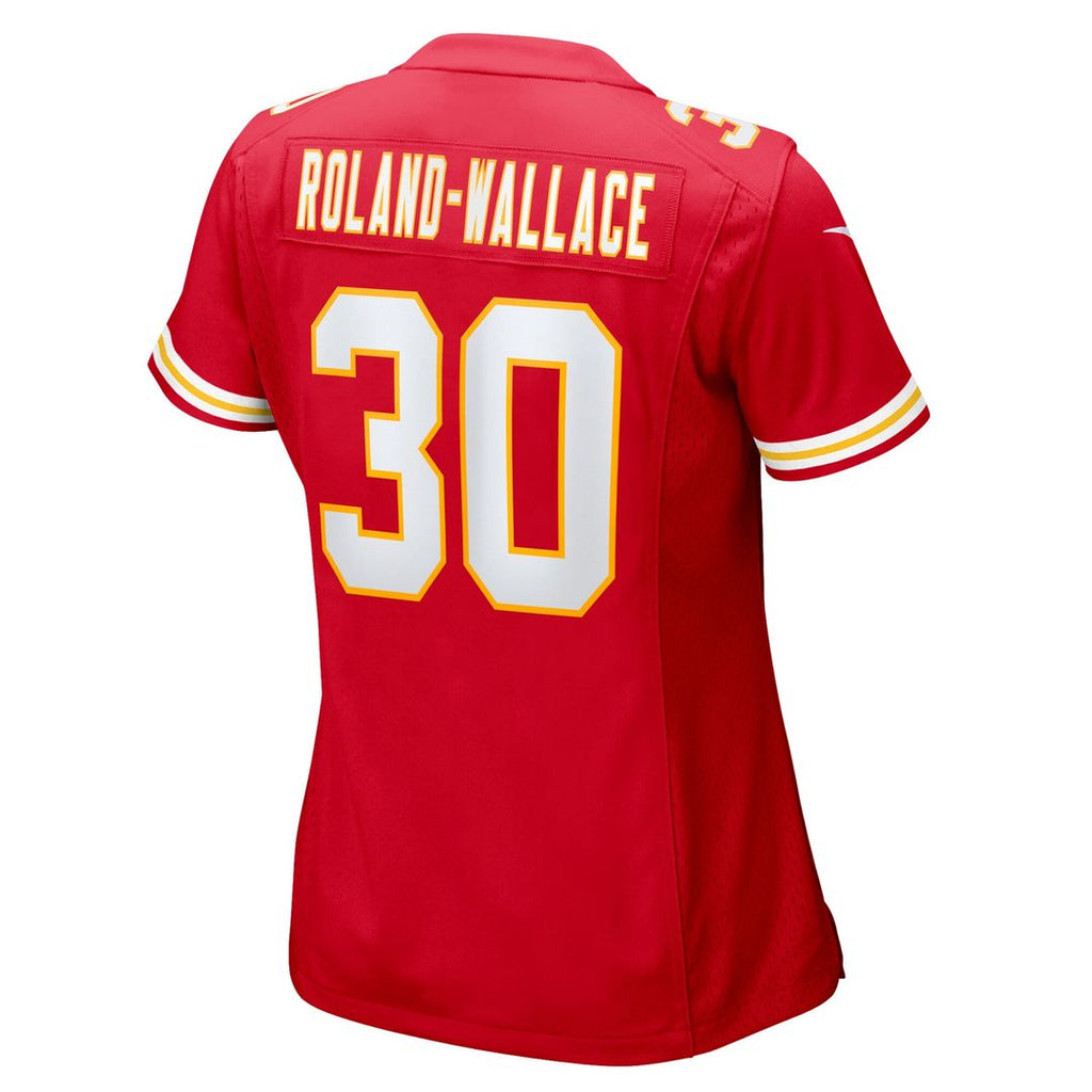 Chris Roland-Wallace Kansas City Chiefs Nike Women's Game Jersey - Red Official NFL Team Apparel Football Fan Gear