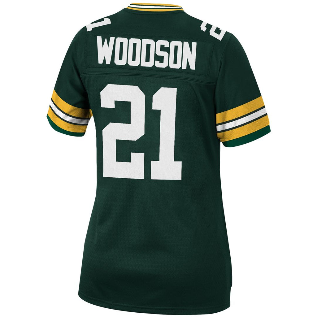 Charles Woodson Green Bay Packers Mitchell & Ness Women's 2010 Legacy Replica Player Jersey - Green Official NFL Team Apparel Football Fan Gear