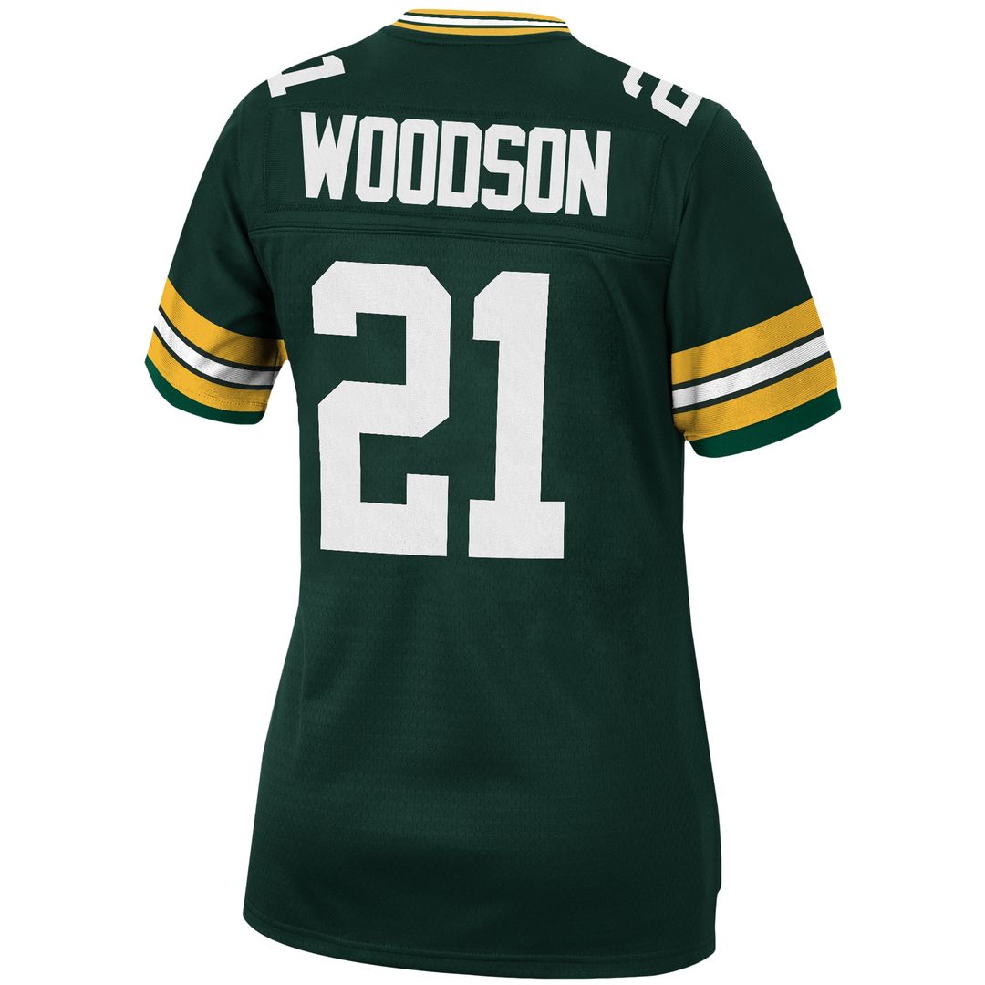 Charles Woodson Green Bay Packers Mitchell & Ness Women's 2010 Legacy Replica Player Jersey - Green Official NFL Team Apparel Football Fan Gear