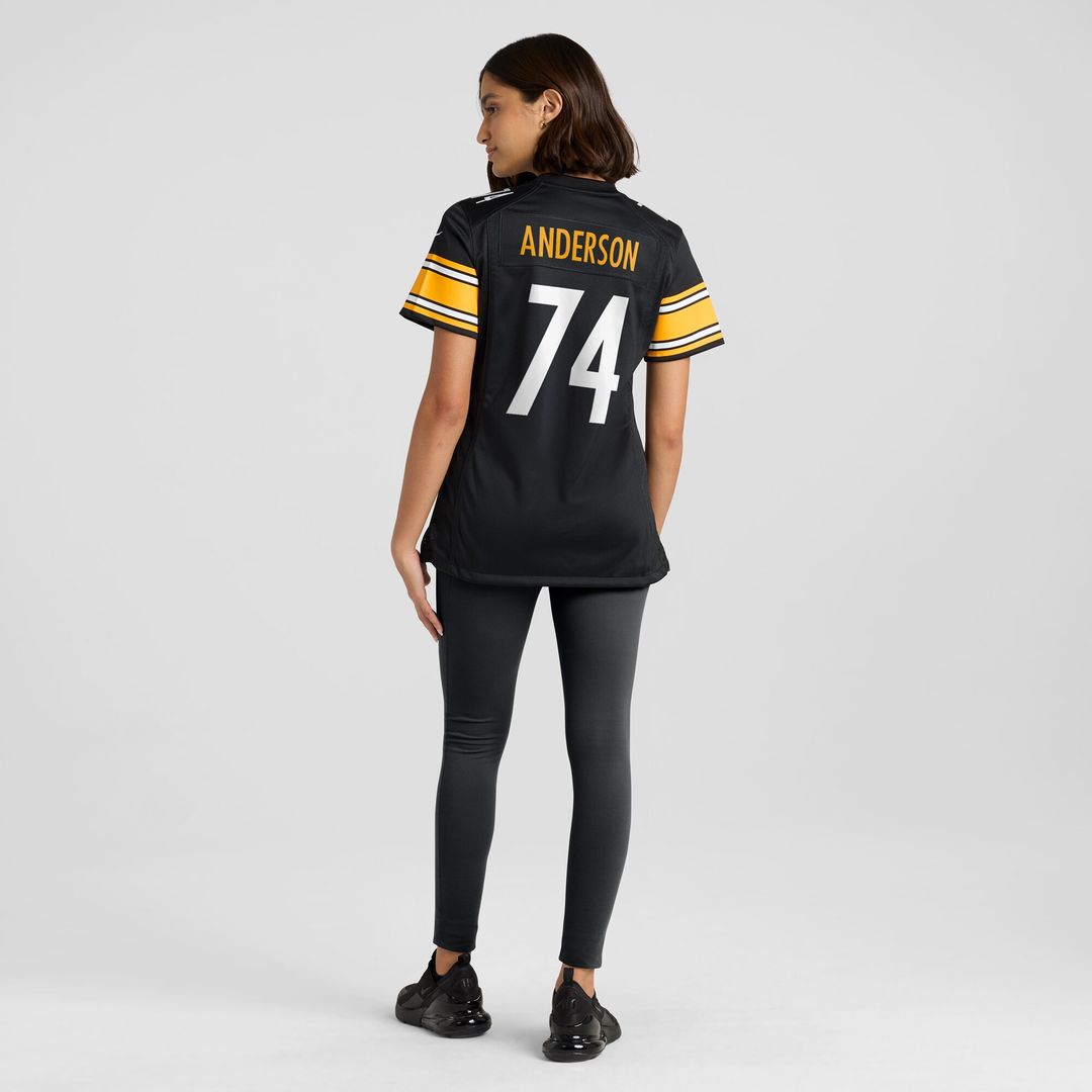 Spencer Anderson Pittsburgh Steelers Nike Women's Game Jersey - Black Official NFL Team Apparel Football Fan Gear
