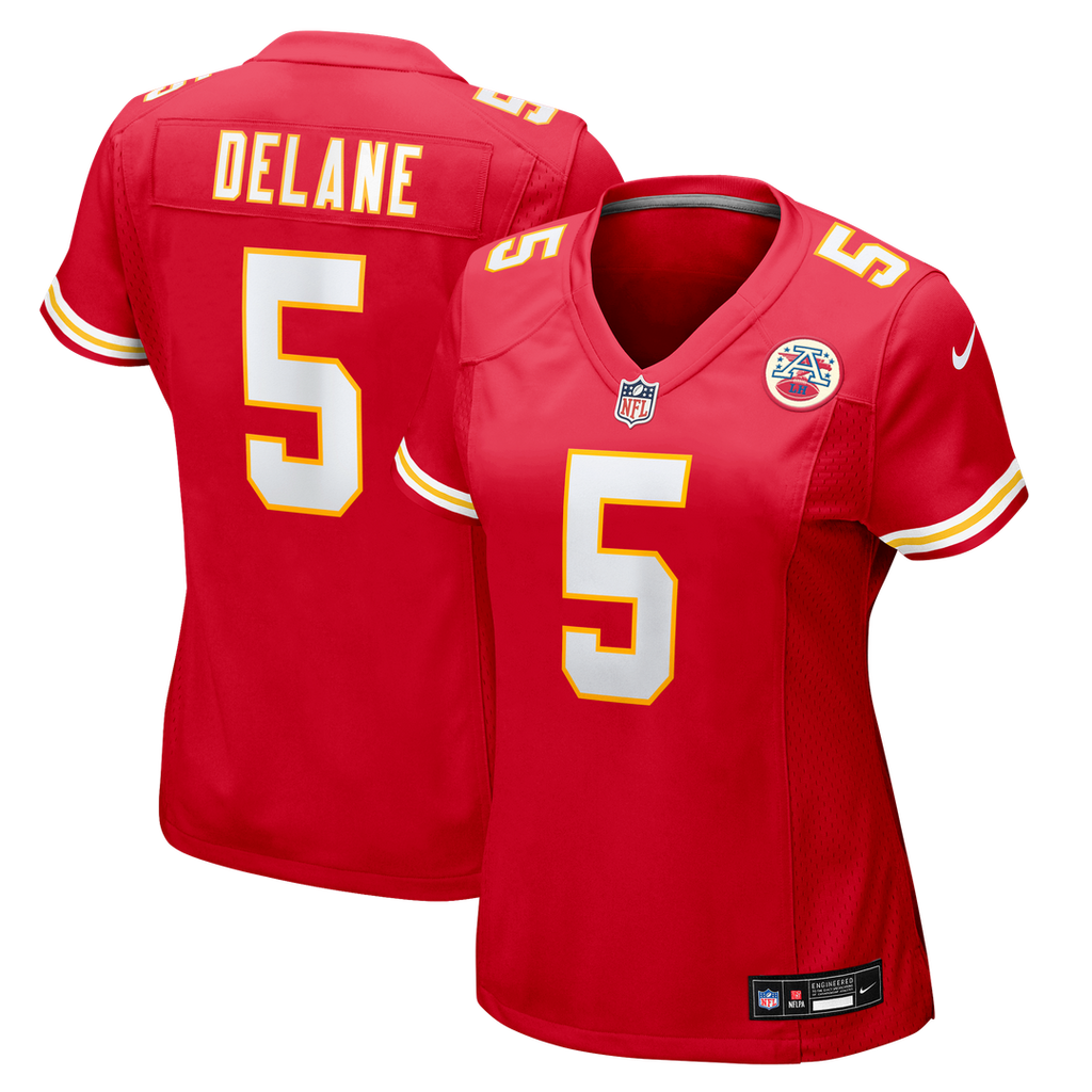 Mansoor Delane Kansas City Chiefs Nike Women's Game Jersey - Red Official NFL Team Apparel Football Fan Gear