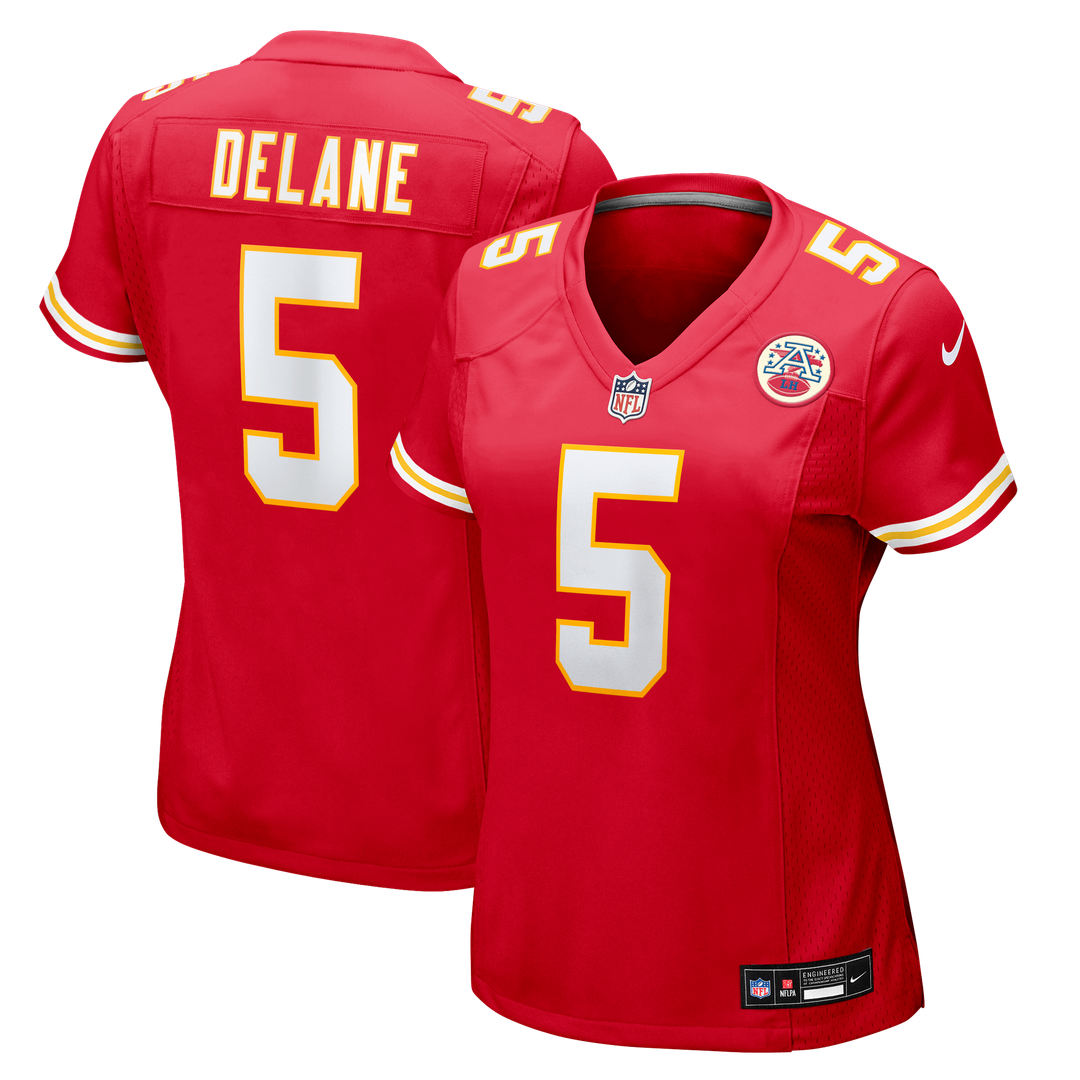 Mansoor Delane Kansas City Chiefs Nike Women's Game Jersey - Red Official NFL Team Apparel Football Fan Gear