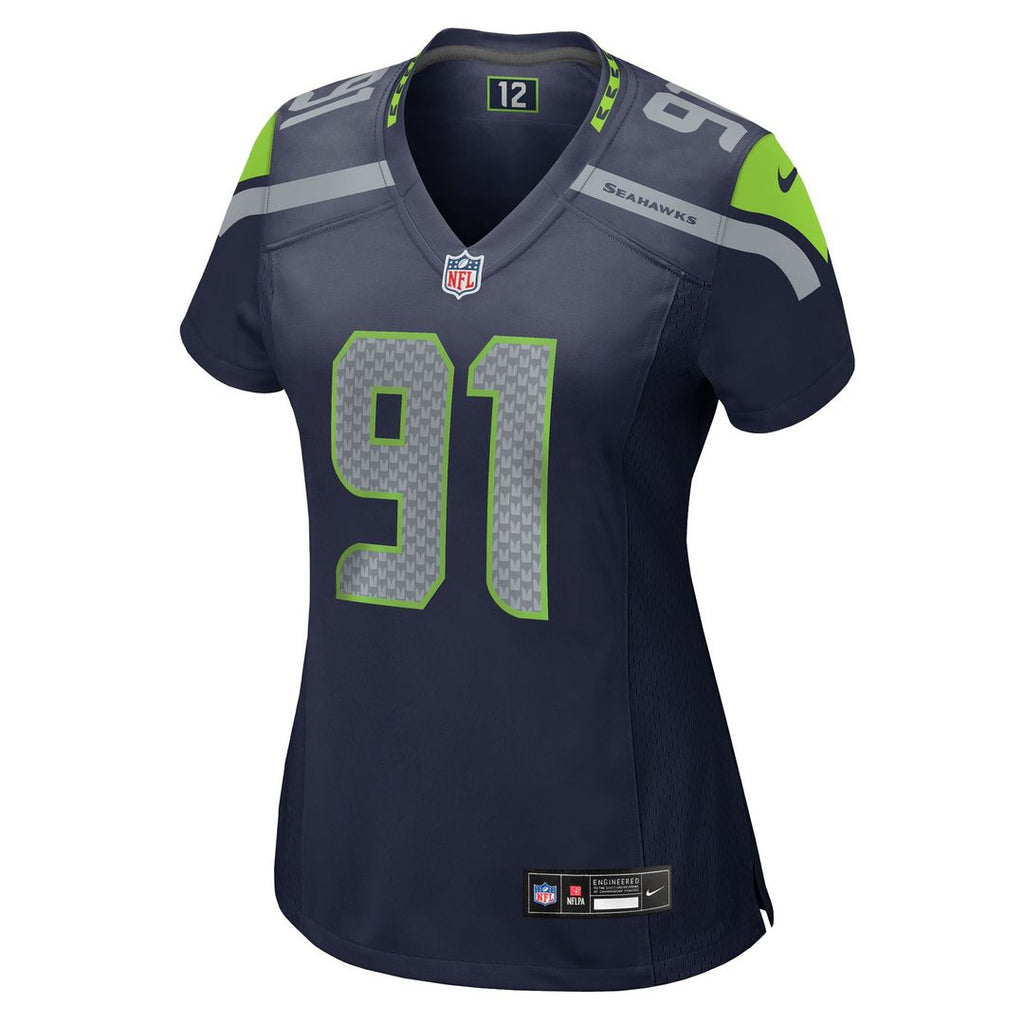 Byron Murphy II Seattle Seahawks Nike Women's Team Game Jersey - College Navy Official NFL Team Apparel Football Fan Gear